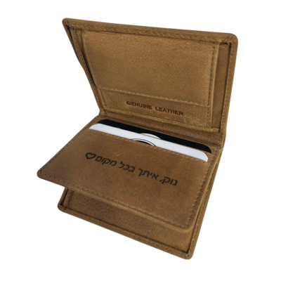 Wallet with engraving