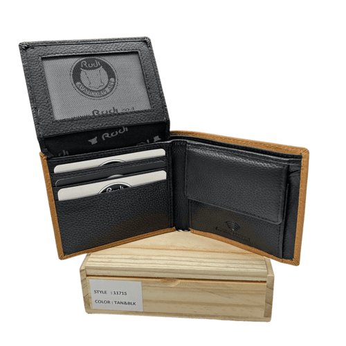 ⁦Wallet with engraving for men - ארנק עם חריטה לגבר⁩ – תמונה ⁦5⁩