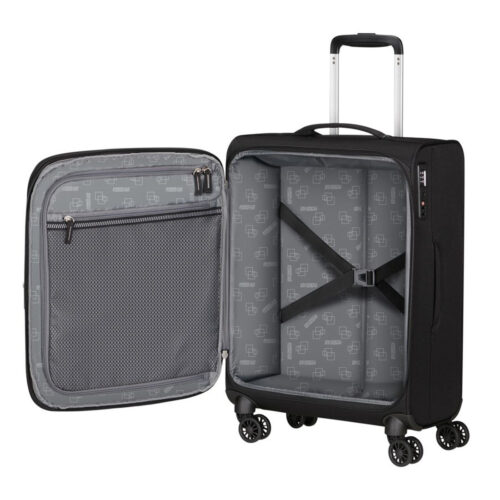 ⁦מזוודת טרולי AMERICAN TOURISTER Aerospin (55 ס"מ) - עיצוב קל ונוח MH609001⁩ – תמונה ⁦4⁩