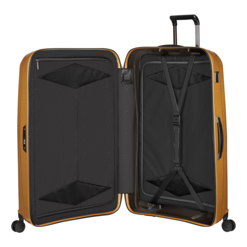 ⁦מזוודת 28 מומלצת Samsonite (77 ס"מ) KM116004 (10 שנים אחריות בינלאומית) (סמסונייט זהב) Major Lite⁩ – תמונה ⁦5⁩